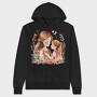 Mommy Butterfly Flower, Hanorac Oversize Barbati (Unisex)