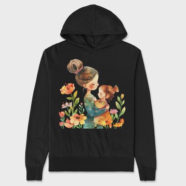 Mommy Butterfly Love, Hanorac Oversize Barbati (Unisex)