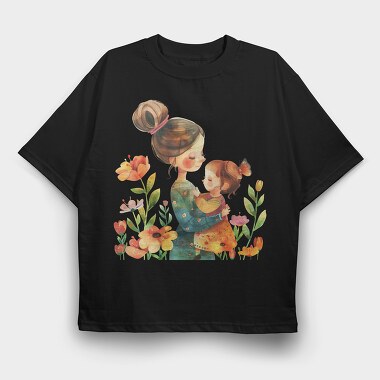 Mommy Butterfly Love, Tricou Oversize Barbati (Unisex)