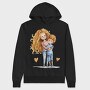 Mommy Butterfly Moonlight, Hanorac Oversize Barbati (Unisex)