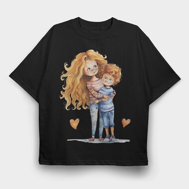 Mommy Butterfly Moonlight, Tricou Oversize Barbati (Unisex)