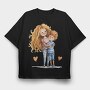 Mommy Butterfly Moonlight, Tricou Oversize Barbati (Unisex)