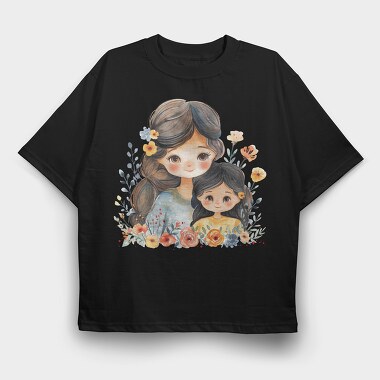 Mommy Flower Bond, Tricou Oversize Barbati (Unisex)