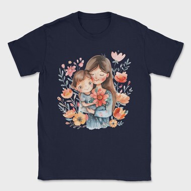 Mommy Flower Cuddle, Tricou Barbati (Unisex)