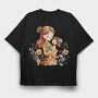 Mommy Flower Day, Tricou Oversize Barbati (Unisex)
