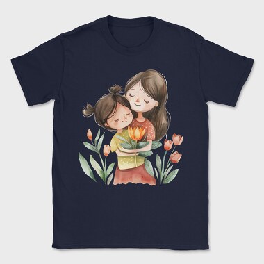 Mommy Flower Hug, Tricou Barbati (Unisex)