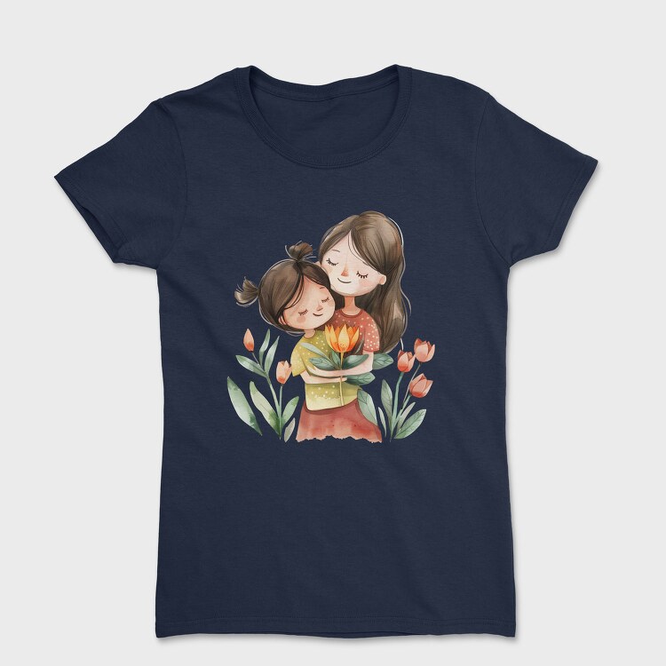 Mommy Flower Hug, Tricou Femei