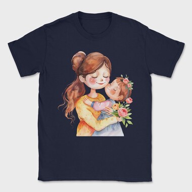Mommy Flower Hugger, Tricou Barbati (Unisex)