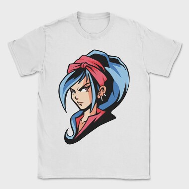 Blue Hair Bandit, Tricou Barbati (Unisex)