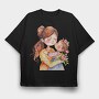Mommy Flower Hugger, Tricou Oversize Barbati (Unisex)