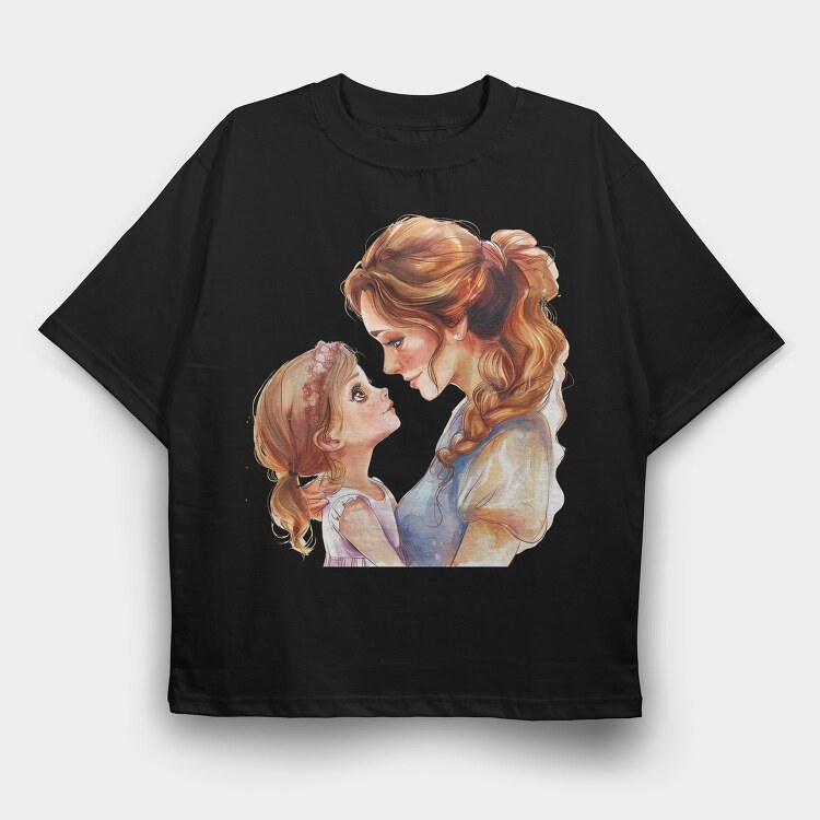 Mommy Love Crown, Tricou Oversize Barbati (Unisex)