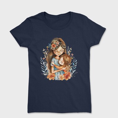 Mommys Cuddle Flower Crown, Tricou Femei