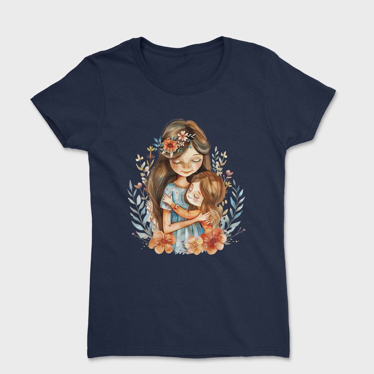 Mommys Cuddle Flower Crown, Tricou Femei