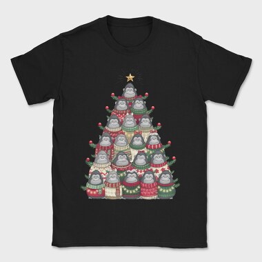 Monkeys Christmas Tree, Tricou Barbati (Unisex)