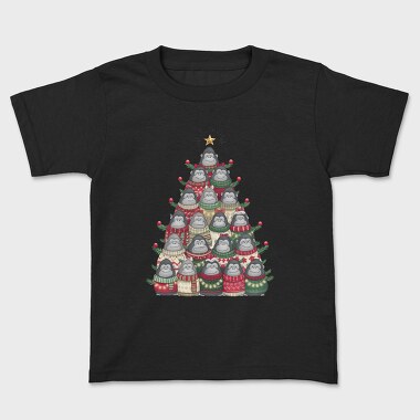Monkeys Christmas Tree, Tricou Copii