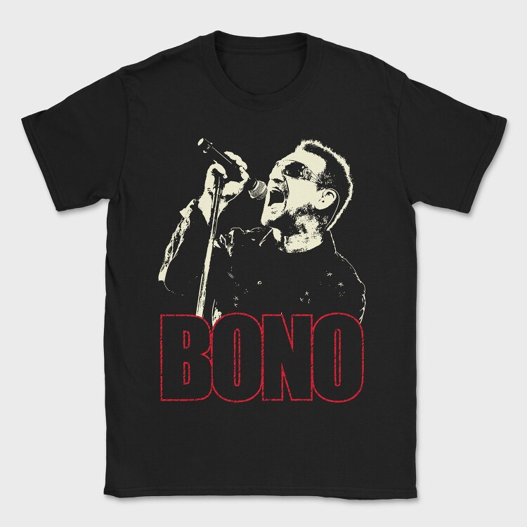 Bono Singin, Tricou Barbati (Unisex)