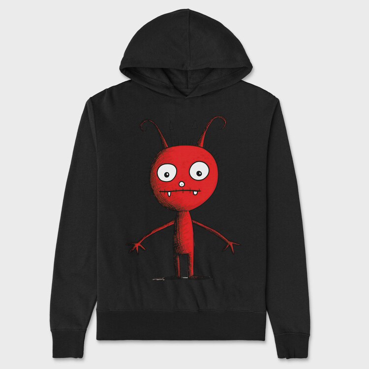 Monster Face, Hanorac Oversize Barbati (Unisex)