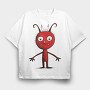 Monster Face, Tricou Oversize Barbati (Unisex)