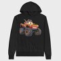 Monster Truck Face, Hanorac Oversize Barbati (Unisex)
