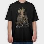 Groots Journey, Tricou Oversize Barbati (Unisex)