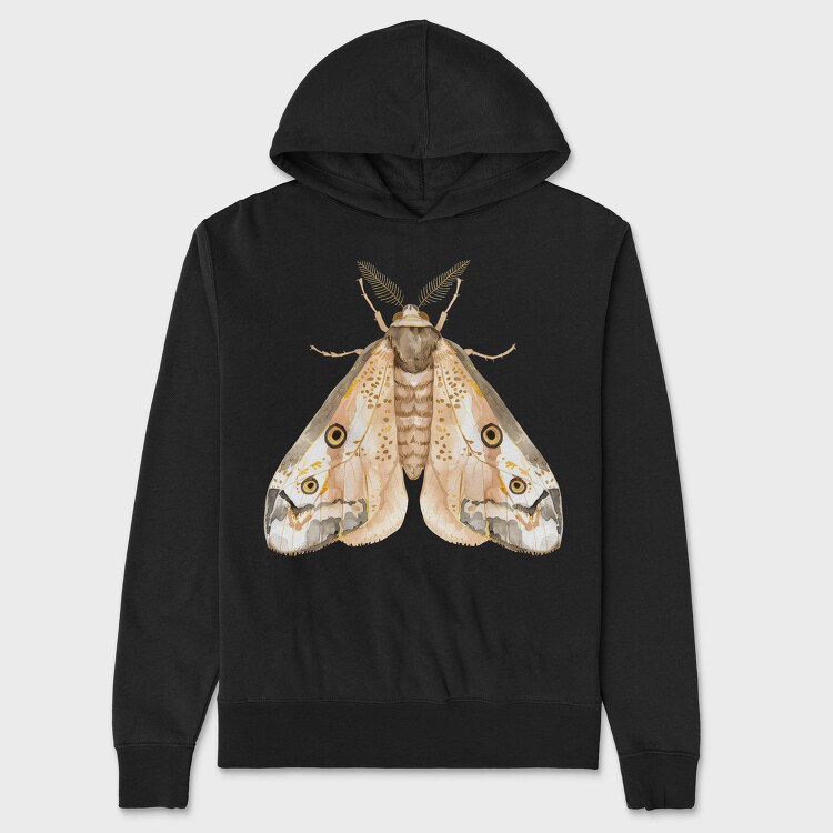 Moon Eye Moth, Hanorac Oversize Barbati (Unisex)
