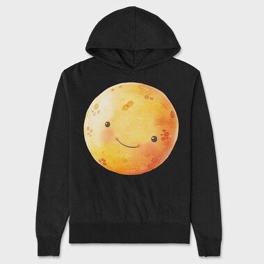 Moon Face Smile, Hanorac Oversize Barbati (Unisex)