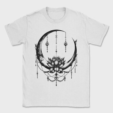 Moon Flower Chandelier, Tricou Barbati (Unisex)