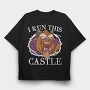 Bulldog Roar, Tricou Oversize Barbati (Unisex)