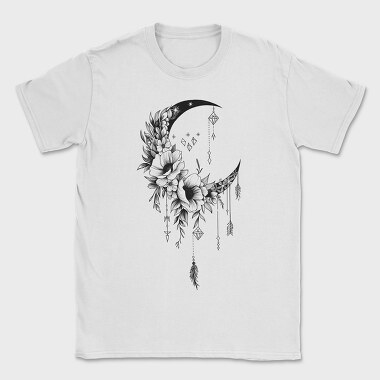 Moon Flowers Dreamcatcher, Tricou Barbati (Unisex)