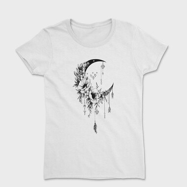 Moon Flowers Dreamcatcher, Tricou Femei