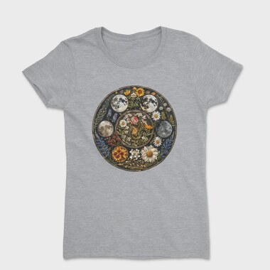 Moon Flowers Nature, Tricou Femei