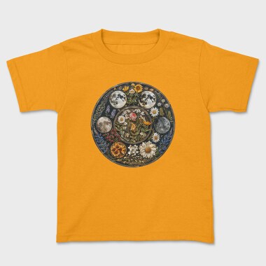 Moon Flowers Nature, Tricou Copii