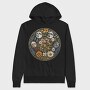 Moon Flowers Nature, Hanorac Oversize Barbati (Unisex)