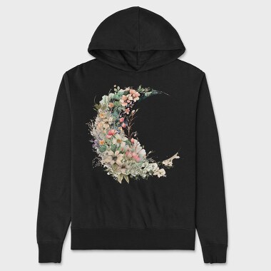 Moon Garden Night, Hanorac Oversize Barbati (Unisex)