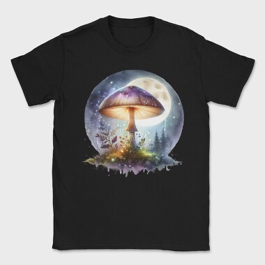 Moon Glow Mushroom, Tricou Barbati (Unisex)
