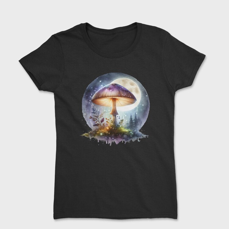 Moon Glow Mushroom, Tricou Femei