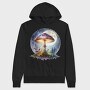 Moon Glow Mushroom, Hanorac Oversize Barbati (Unisex)