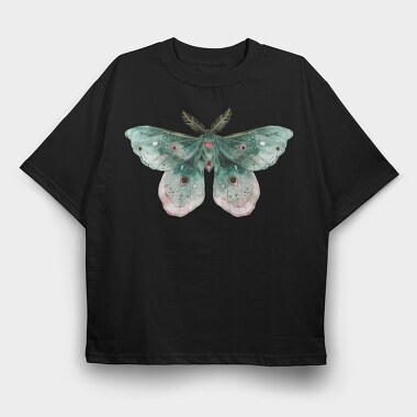 Moon Mystic Clipart, Tricou Oversize Barbati (Unisex)