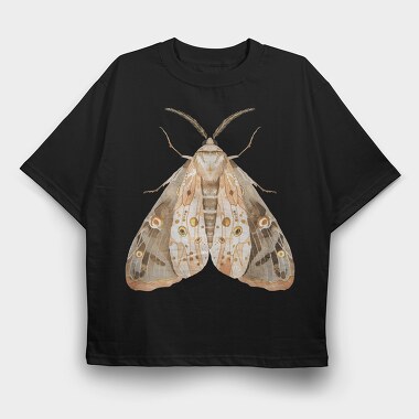 Moon Night Moth, Tricou Oversize Barbati (Unisex)
