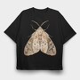 Moon Night Moth, Tricou Oversize Barbati (Unisex)