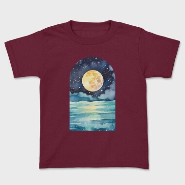 Moon Night Ocean, Tricou Copii