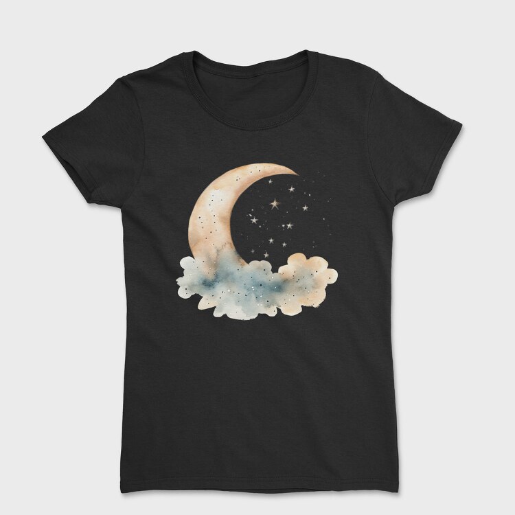 Moon Night Stars, Tricou Femei