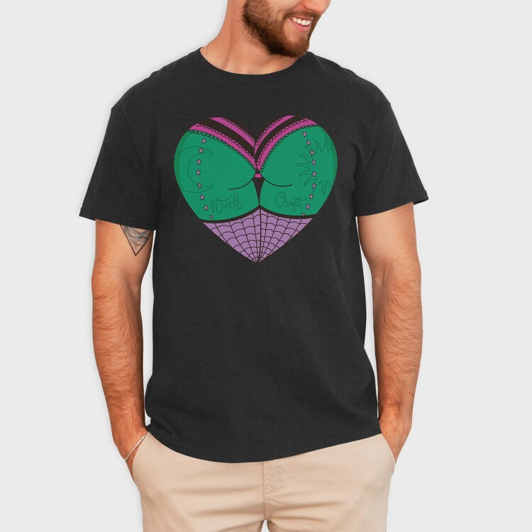 Witchcraft Heart, Tricou Barbati (Unisex)