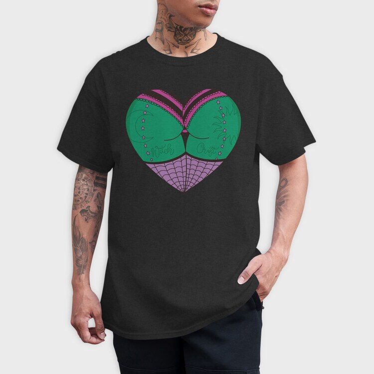 Witchcraft Heart, Tricou Barbati (Unisex)