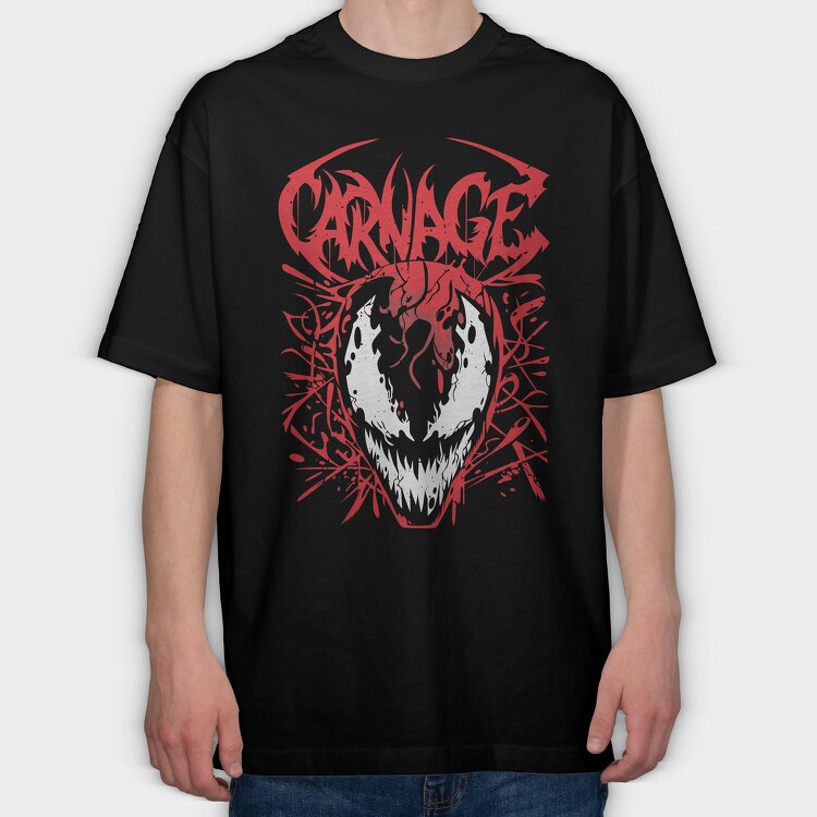 Carnage Heart, Tricou Oversize Barbati (Unisex)