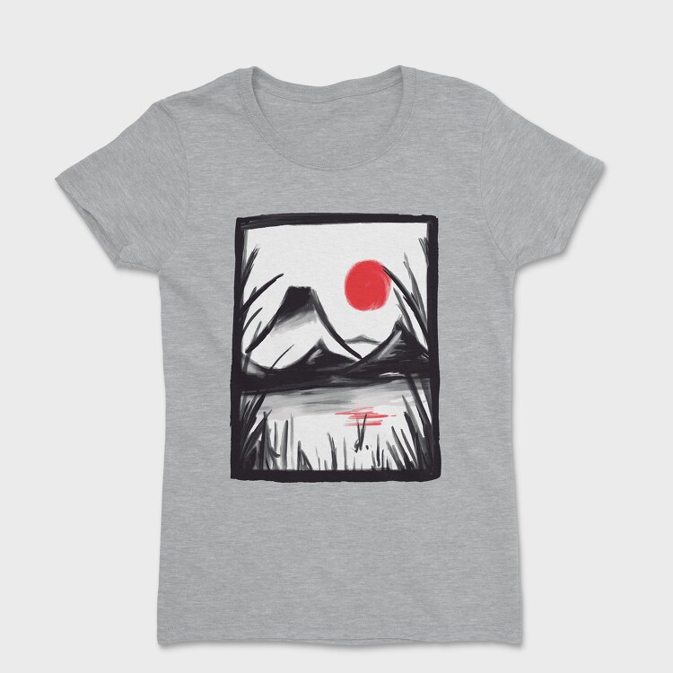 Graphite Landscape, Tricou Femei