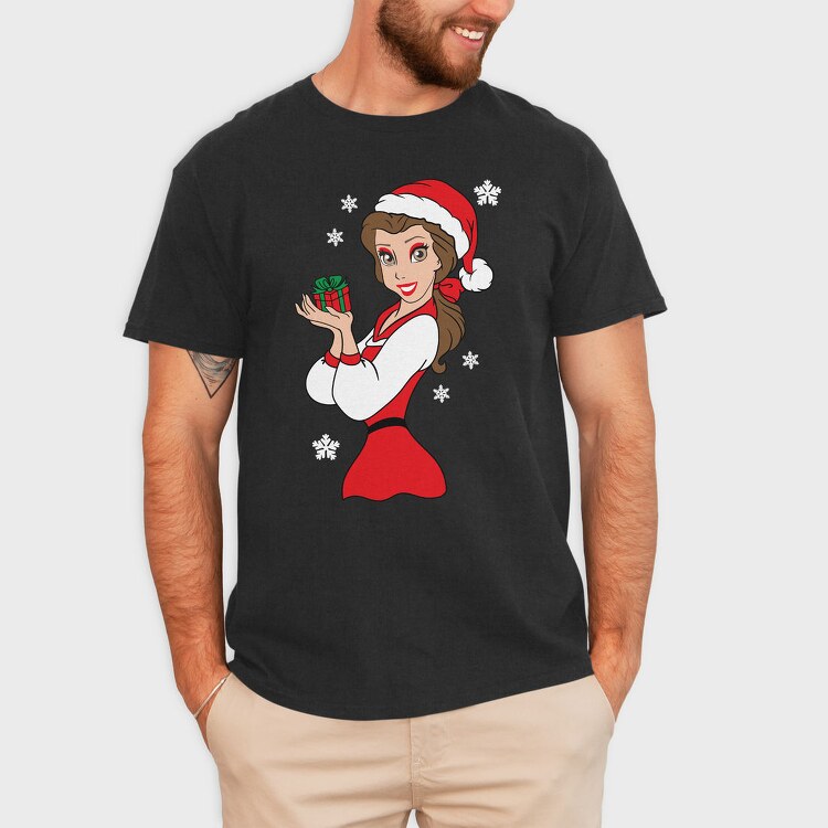 Christmas Belle Gift, Tricou Barbati (Unisex)