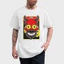Halloween Devil Grin, Tricou Barbati (Unisex)