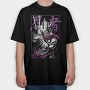 Purple Dragon Roar, Tricou Oversize Barbati (Unisex)