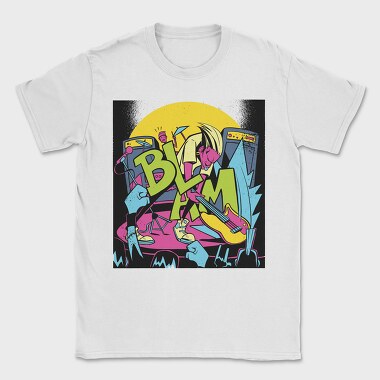 Rockstar Smash Guitar, Tricou Barbati (Unisex)